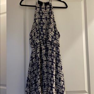 Blue Patterned Dress